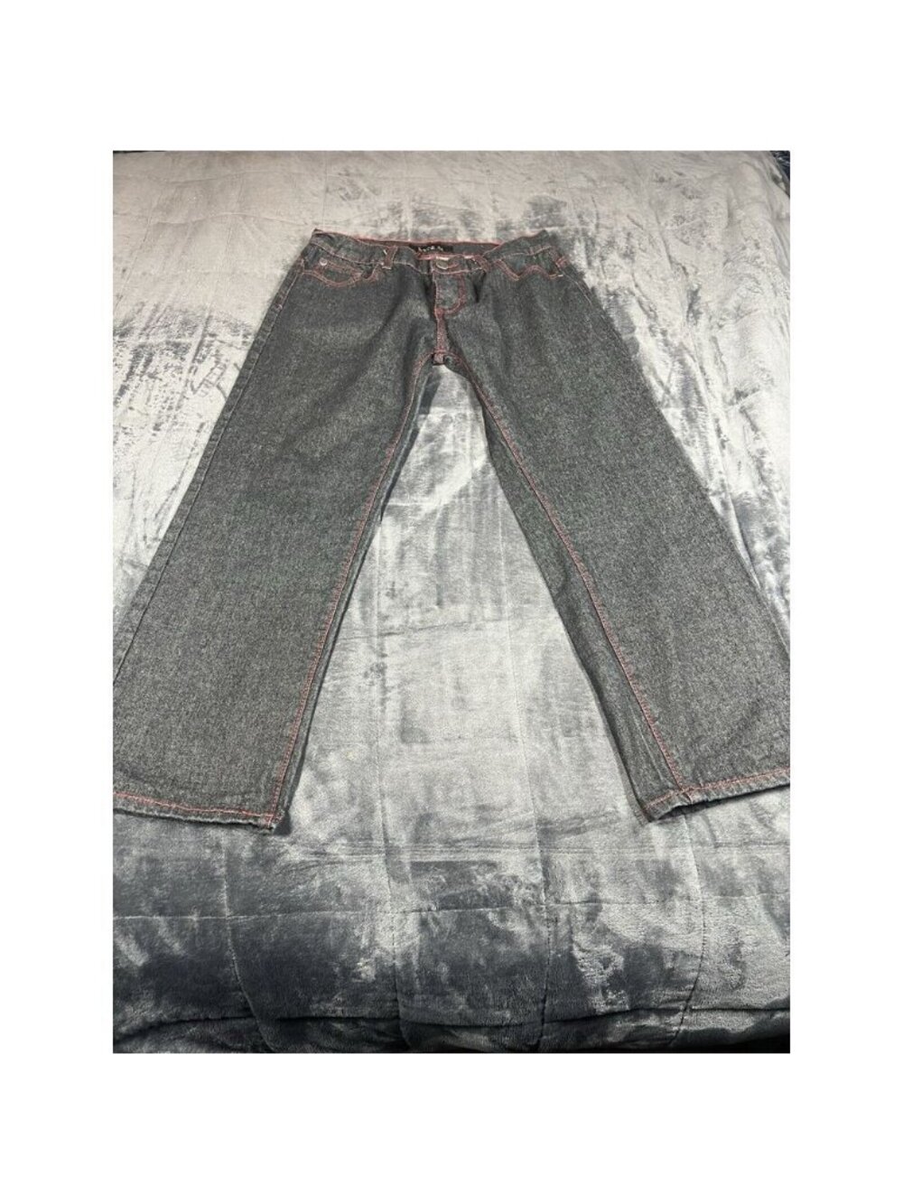 Vintage JeanEtix Jeans Mens 34X27 Black Relaxed Fit Straight Leg Y2K‎